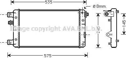 Ava Quality Cooling FT 2239 - Hladnjak, hladjenje motora www.molydon.hr