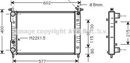 Ava Quality Cooling FT 2232 - Hladnjak, hladjenje motora www.molydon.hr