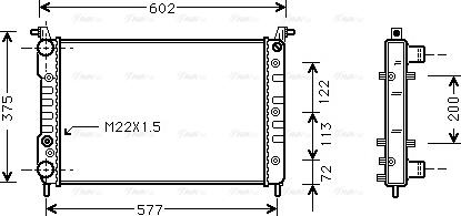 Ava Quality Cooling FT 2224 - Hladnjak, hladjenje motora www.molydon.hr