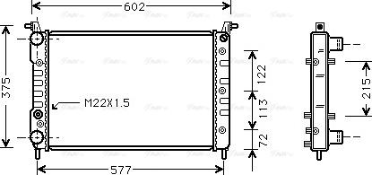 Ava Quality Cooling FT 2226 - Hladnjak, hladjenje motora www.molydon.hr