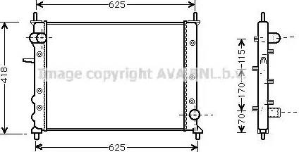 Ava Quality Cooling FT 2227 - Hladnjak, hladjenje motora www.molydon.hr