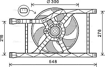 Ava Quality Cooling FT7593 - Ventilator, hladjenje motora www.molydon.hr