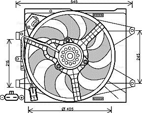 Ava Quality Cooling FT 7564 - Ventilator, hladjenje motora www.molydon.hr