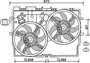 Ava Quality Cooling FT7585 - Ventilator, hladjenje motora www.molydon.hr