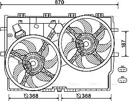 Ava Quality Cooling FT7586 - Ventilator, hladjenje motora www.molydon.hr