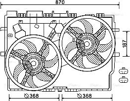 Ava Quality Cooling FT7583 - Ventilator, hladjenje motora www.molydon.hr