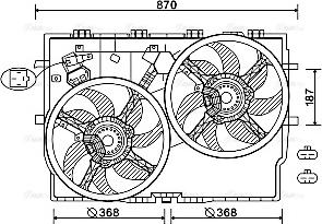 Ava Quality Cooling FT7587 - Ventilator, hladjenje motora www.molydon.hr