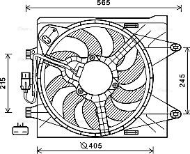 Ava Quality Cooling FT7605 - Ventilator, hladjenje motora www.molydon.hr