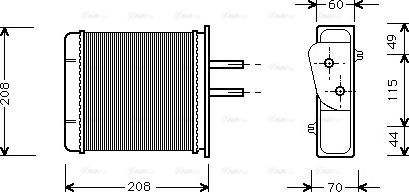 Ava Quality Cooling FTA6150 - Izmjenjivač topline, grijanje unutrasnjeg prostora www.molydon.hr