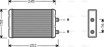 Ava Quality Cooling FTA6220 - Izmjenjivač topline, grijanje unutrasnjeg prostora www.molydon.hr