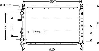 Ava Quality Cooling FTA2096 - Hladnjak, hladjenje motora www.molydon.hr