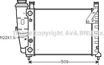 Ava Quality Cooling FTA2040 - Hladnjak, hladjenje motora www.molydon.hr