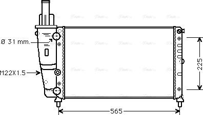 Ava Quality Cooling FTA2139 - Hladnjak, hladjenje motora www.molydon.hr