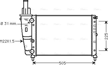 Ava Quality Cooling FTA2138 - Hladnjak, hladjenje motora www.molydon.hr