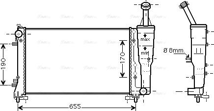 Ava Quality Cooling FTA2308 - Hladnjak, hladjenje motora www.molydon.hr