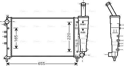 Ava Quality Cooling FTA2299 - Hladnjak, hladjenje motora www.molydon.hr