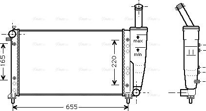 Ava Quality Cooling FTA2218 - Hladnjak, hladjenje motora www.molydon.hr