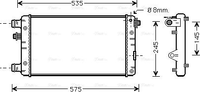 Ava Quality Cooling FTA2239 - Hladnjak, hladjenje motora www.molydon.hr