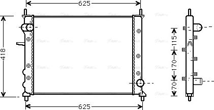 Ava Quality Cooling FTA2227 - Hladnjak, hladjenje motora www.molydon.hr