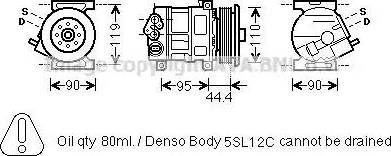 Ava Quality Cooling FTK457 - Kompresor, klima-Uređaj www.molydon.hr