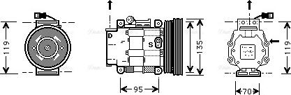 Ava Quality Cooling FT K041 - Kompresor, klima-Uređaj www.molydon.hr