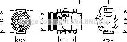 Ava Quality Cooling FT K036 - Kompresor, klima-Uređaj www.molydon.hr