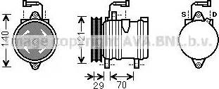 Ava Quality Cooling FT K367 - Kompresor, klima-Uređaj www.molydon.hr