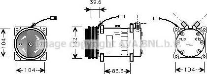 Ava Quality Cooling FT K372 - Kompresor, klima-Uređaj www.molydon.hr