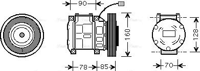 Ava Quality Cooling HDAK019 - Kompresor, klima-Uređaj www.molydon.hr