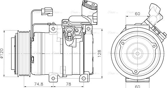 Ava Quality Cooling HDAK340 - Kompresor, klima-Uređaj www.molydon.hr