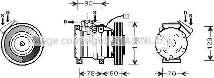 Ava Quality Cooling HD K167 - Kompresor, klima-Uređaj www.molydon.hr