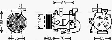 Ava Quality Cooling HD K207 - Kompresor, klima-Uređaj www.molydon.hr