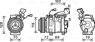 Ava Quality Cooling HDK270 - Kompresor, klima-Uređaj www.molydon.hr