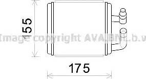 Ava Quality Cooling HYA6243 - Izmjenjivač topline, grijanje unutrasnjeg prostora www.molydon.hr