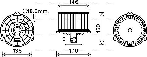 Ava Quality Cooling HY8556 - Ventilator kabine/unutrasnjeg prostora www.molydon.hr