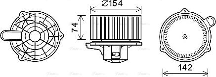 Ava Quality Cooling HY8349 - Ventilator kabine/unutrasnjeg prostora www.molydon.hr