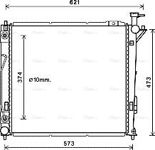 Ava Quality Cooling HY2339 - Hladnjak, hladjenje motora www.molydon.hr