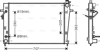 Ava Quality Cooling HY 2247 - Hladnjak, hladjenje motora www.molydon.hr