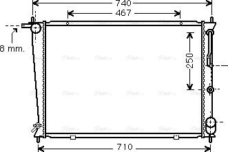 Ava Quality Cooling HY2255 - Hladnjak, hladjenje motora www.molydon.hr