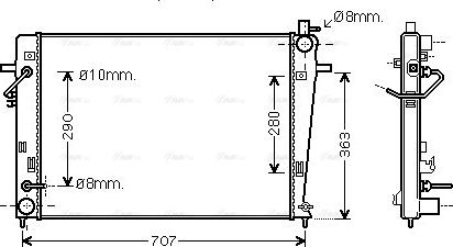 Ava Quality Cooling HY 2203 - Hladnjak, hladjenje motora www.molydon.hr