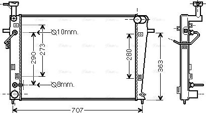 Ava Quality Cooling HY 2211 - Hladnjak, hladjenje motora www.molydon.hr