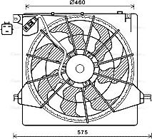 Ava Quality Cooling HY7562 - Ventilator, hladjenje motora www.molydon.hr