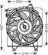 Ava Quality Cooling HY 7503 - Ventilator, hladjenje motora www.molydon.hr