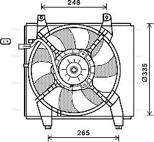 Ava Quality Cooling HY 7512 - Ventilator, hladjenje motora www.molydon.hr