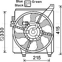 Ava Quality Cooling HY 7534 - Ventilator, hladjenje motora www.molydon.hr