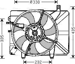 Ava Quality Cooling HY 7526 - Ventilator, hladjenje motora www.molydon.hr