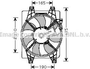 Ava Quality Cooling HY 7523 - Ventilator, hladjenje motora www.molydon.hr