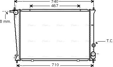 Ava Quality Cooling HYA2049 - Hladnjak, hladjenje motora www.molydon.hr