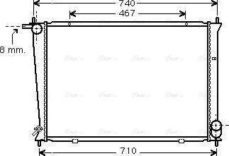 Ava Quality Cooling HYA2148 - Hladnjak, hladjenje motora www.molydon.hr