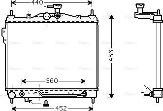 Ava Quality Cooling HYA2102 - Hladnjak, hladjenje motora www.molydon.hr